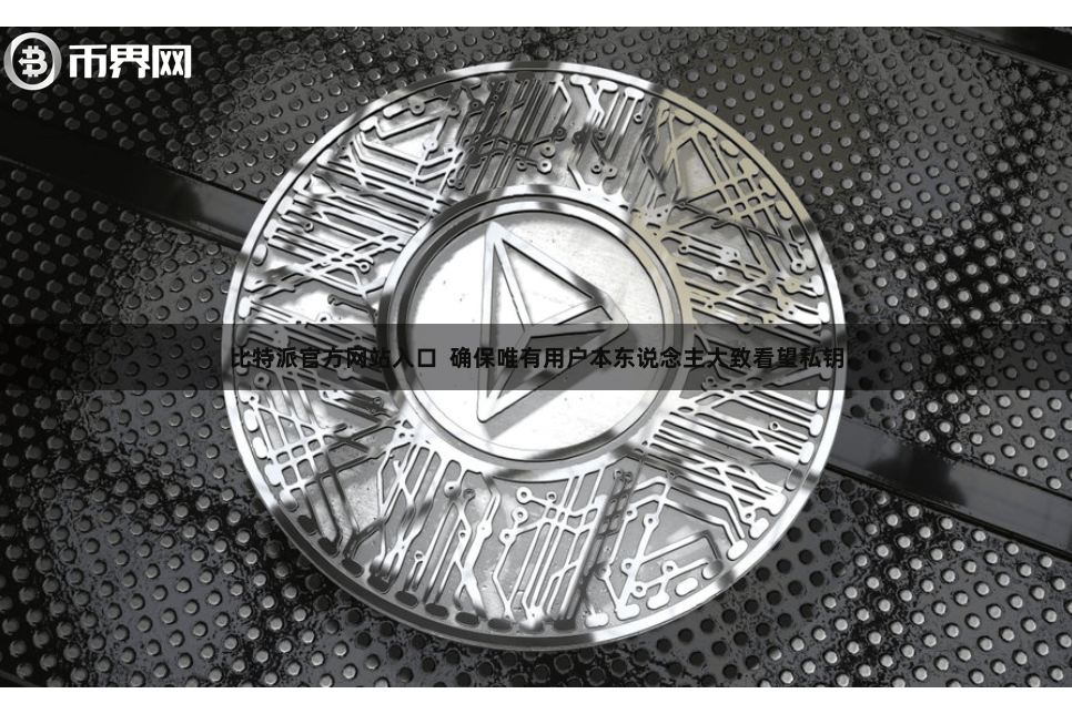 比特派官方网站入口  确保唯有用户本东说念主大致看望私钥
