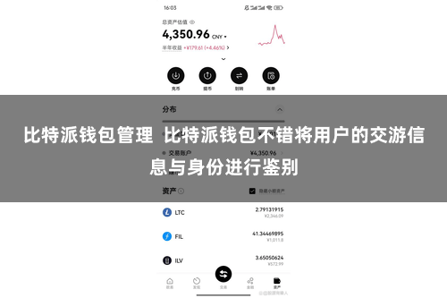 比特派钱包管理  比特派钱包不错将用户的交游信息与身份进行鉴别